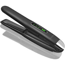 SUNMAY Voga: Бездротове праска для волосся 2-в-1 (праска та плойка), USB, 5000mAh, чорний