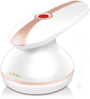 Електричний видальник для одягу Fusselschneider з кабелем, подвійним захистом, безпечним замиканням та щіткою для чищення різних тканин (Рожевий)