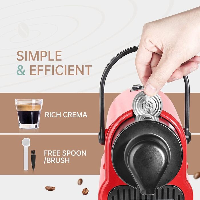 Багаторазові кавові капсули з нержавіючої сталі Cafilas для Nespresso, 2 шт., з ложкою та щіточкою для очищення