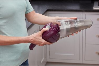 Ручний акумуляторний пилосос BLACK+DECKER Dustbuster 3.6V NVC115JL-QW білий (баклажан)