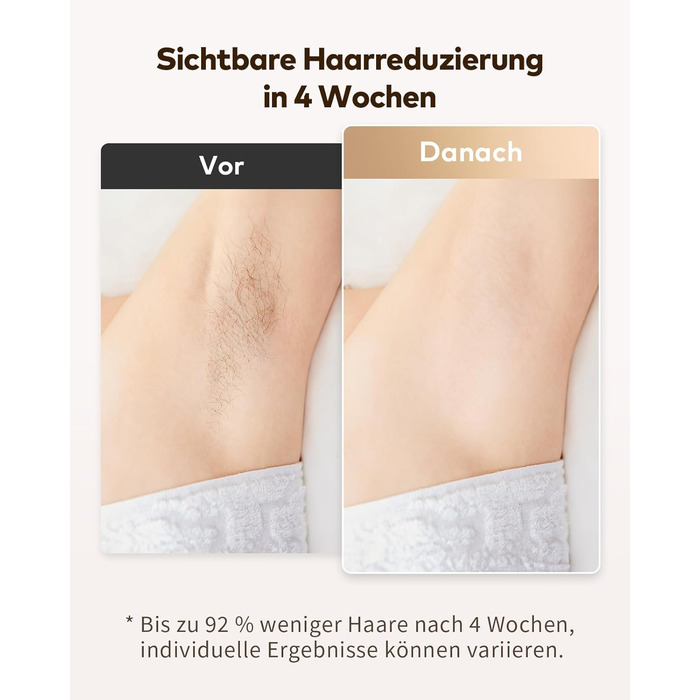 Пристрій для епіляції IPL Haarlosy 3-в-1: HR/SC/RA, 999 900 імпульсів, 9 рівнів енергії, безболісна епіляція для чоловіків та жінок, для тіла