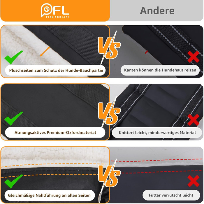 Регульована переноска для собак, підтримуюча перетяжка для реабілітації, поранених, травмованих або літніх собак - шлейка для собак як допоміжний засіб для ходьби для малих та великих собак (Білий, M)