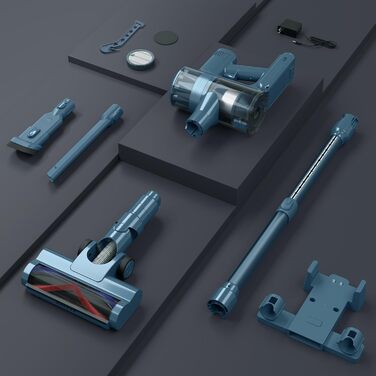 Бездротовий пилосос з HEPA-фільтром, 120 000 об/хв, акумулятор до 50 хв, LED дисплей, антизаплутувальна щітка, 500W