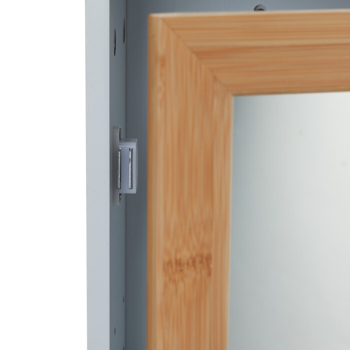 Relaxdays Mirror Cabinet with Towel Rail