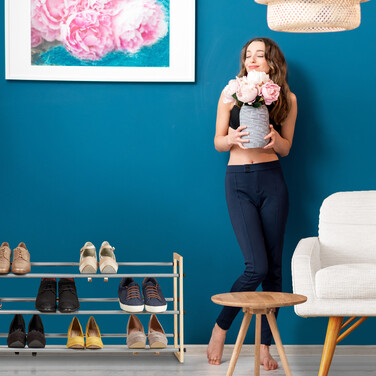 Relaxdays Extendable Shoe Rack