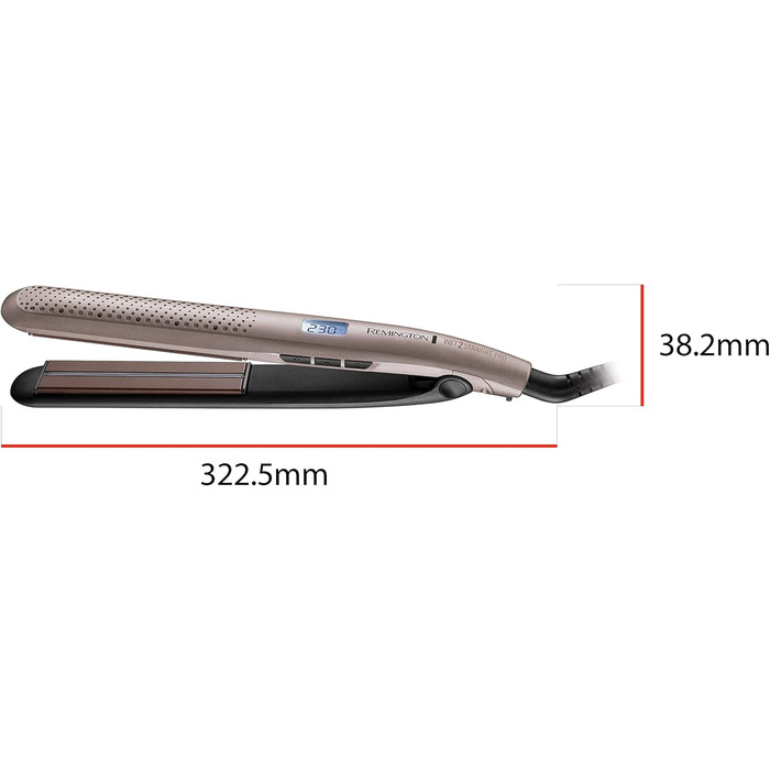 Випрямляч для волосся Remington Wet2Straight Pro S7970 - для мокрого та сухого волосся, LCD-дисплей, 140-230°C