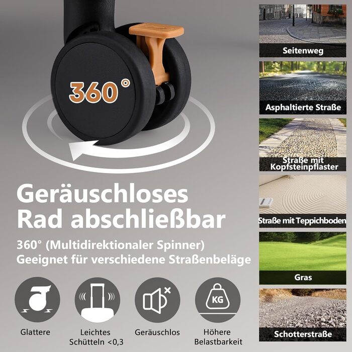 Чемодан Joyway ABS з жорсткою оболонкою, розширюваний, на 4 колесах, з TSA замком, набір 3 шт. (зелений, чорний)