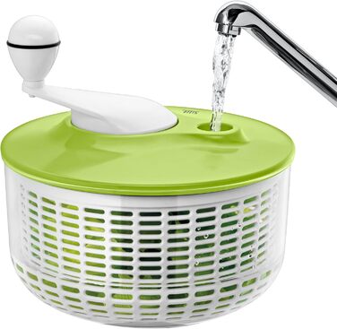 Салатниця Silit 25 см, зелена, з механізмом віджиму, для кухні