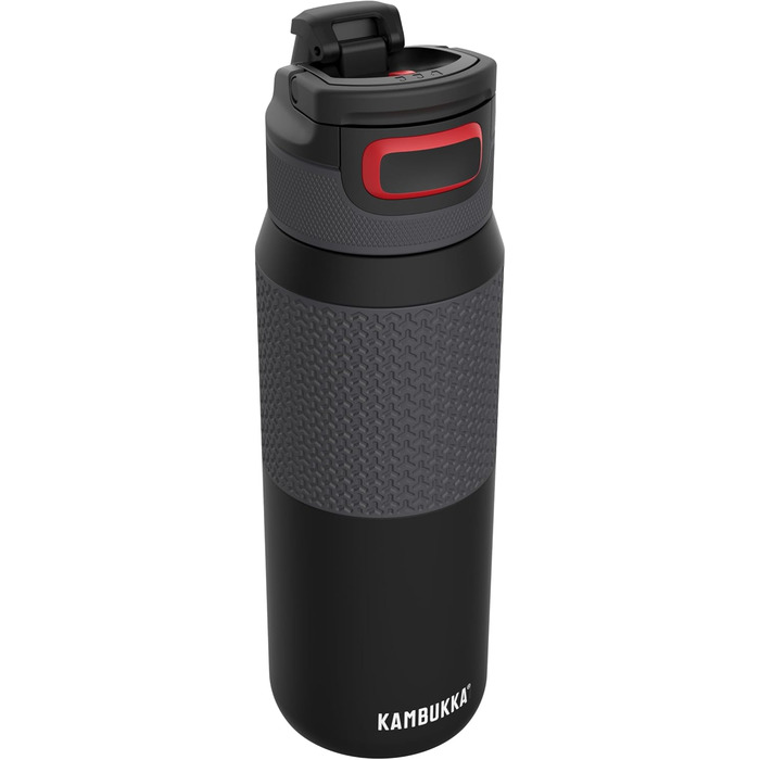 Kambukka Stainless Steel Water Bottle - Insulated Thermos with Snapclean Technology - Dishwasher Safe Lid, Comfortable Grip, 750ml, Nightfall 3.0