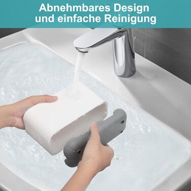 Тримач для електричної зубної щітки: органайзер для ванної кімнати, знімний, з отвором для стоку, для сім'ї та дітей (білий, великий)