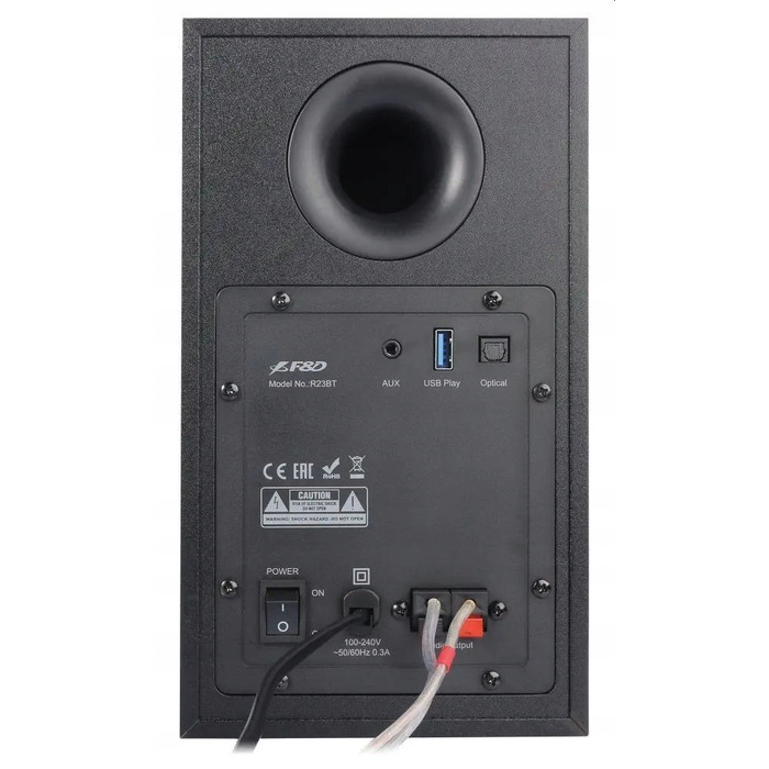 Комплект акустичних колонок 2.0 Fenda R23BT, 40 Вт, чорний