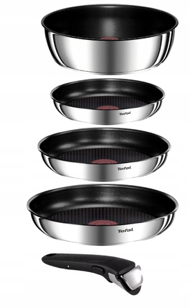 Сковорода Tefal з титановим покриттям, 22/24/28 см, підходить для мийки в посудомийній машині