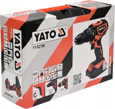Акумуляторний шурупокрут Yato 18 V YT-82796