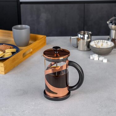 Кавоварка French Press Café Olé Classico, 6 чашок, нержавіюча сталь, 300 мл, мідний колір