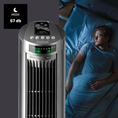 Турбовентилятор Taurus TF780, білий з пультом керування, сірий, 45W, 74 см