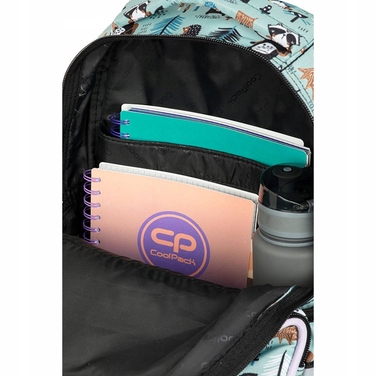Багатовідсіковий шкільний рюкзак CoolPack, багатоколірний, 18 л