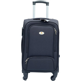 Чемодан Ribelli Handgepäck 70L, чорний: міцний валіза на 4 колесах з TSA-замком та телескопічною ручкою, L-XL-XXL комплект