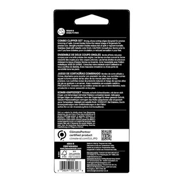 Набір для манікюру Tweezerman Nagelknipser Combo: прецизійне підрізання нігтів (2 шт.), рожеве золото