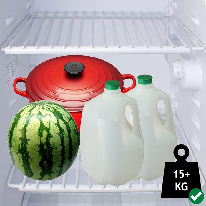 Universal Refrigerator Freezer Shelf Rack (white, 3 pack)