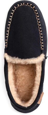 Чоловічі домашні тапочки Zigzagger з мікрозамші та піною Memory Foam (43 EU, Чорний)