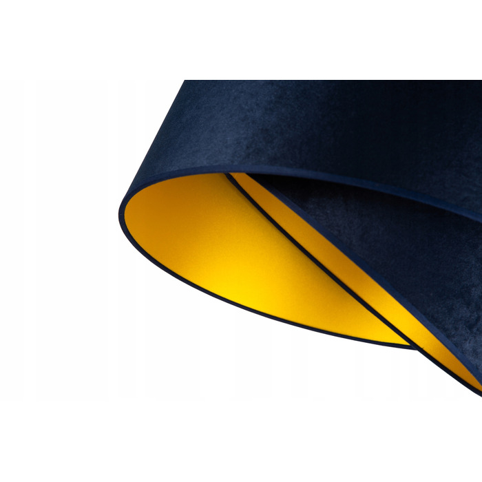 Підлоговий торшер Glimex з абажуром, патрон E27, 60 Вт, чорний з жовтим