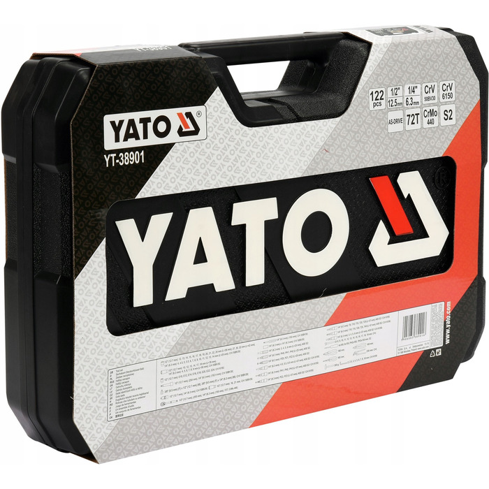 Набір ручних інструментів Yato YT-38901, 122 предмети