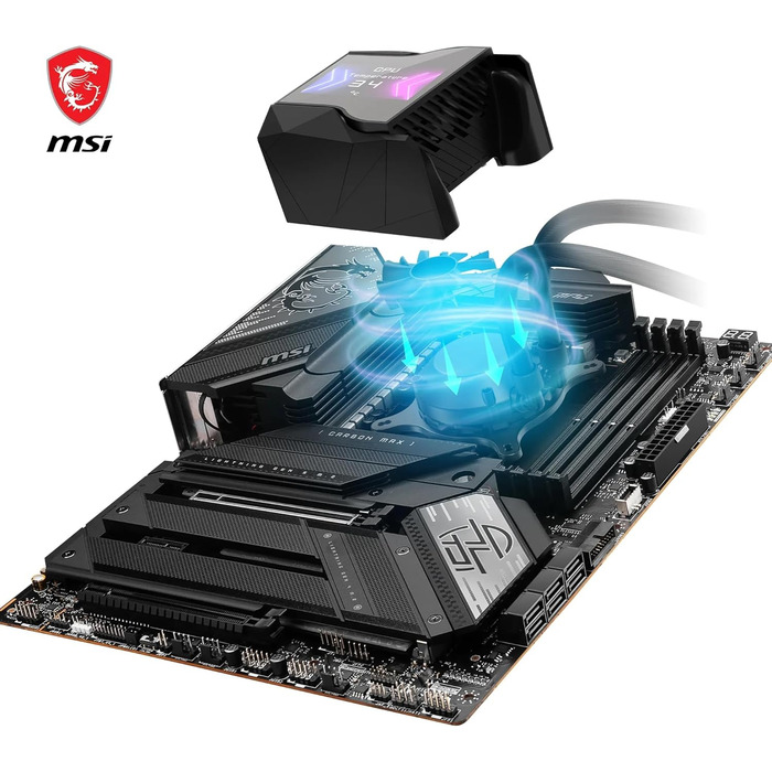 MSI MAG CoreLiquid I AIO: 240мм водяне охолодження для CPU з RGB підсвічуванням, підтримка Intel/AMD