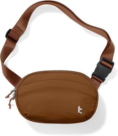 tomtoc жіноча поясна сумка-слінг з RFID захистом, 1.5 л, зелений (карамель)