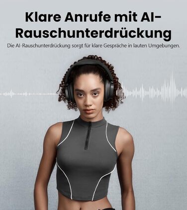 Навушники бездротові Edifier ES850NB з шумозаглушенням, Hi-Res Audio, Bluetooth 5.4, чорні