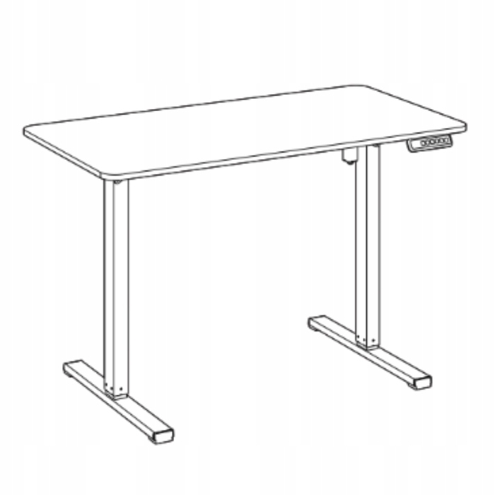 Електричний стіл з регулюванням висоти Spacetronik 120x60 з пам'яттю, Дуб Artisan