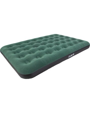 Надувний матрац Avenli для кемпінгу, 1-2 особи, 191x137x22 см, зелений - м'яка поверхня, для дому та подорожей