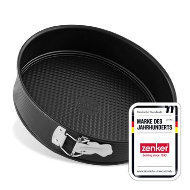 Форма для випічки Zenker PURE Ø 28 см, чорна, антипригарна, з плоским дном - 1 шт.
