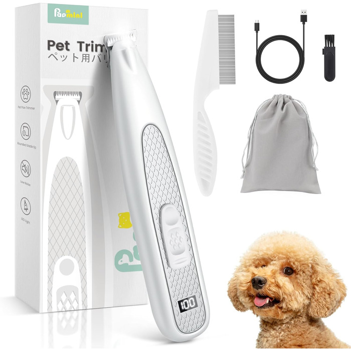 Триммер для собак Pfotentrimmer Paw Trim Pro: тиха, акумуляторна машинка для догляду за лапами, вухами та обличчям