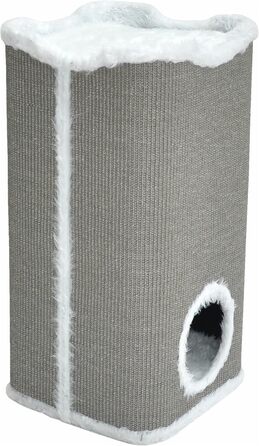 Котячий будиночок Nanook Toni: міцний когтетоп з 2 печерами та лежаком, 74 см