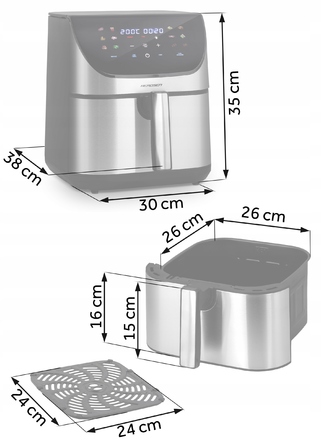 Аерофритюрниця Berdsen BD-659 8л, 1700 Вт