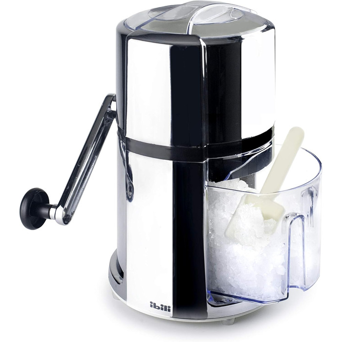 IBILI Ice Crusher, Stainless Steel, Silver/Black, 16 x 16 x 26 cm