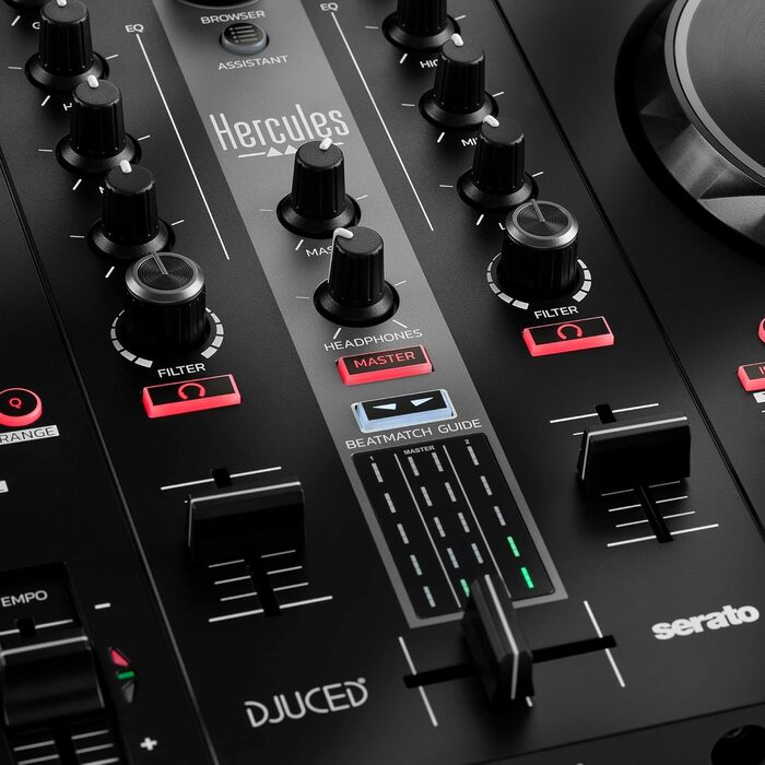 DJ контролер Hercules DJControl Inpulse 300 MK2 – 2 деки, 16 педів, вбудована звукова карта