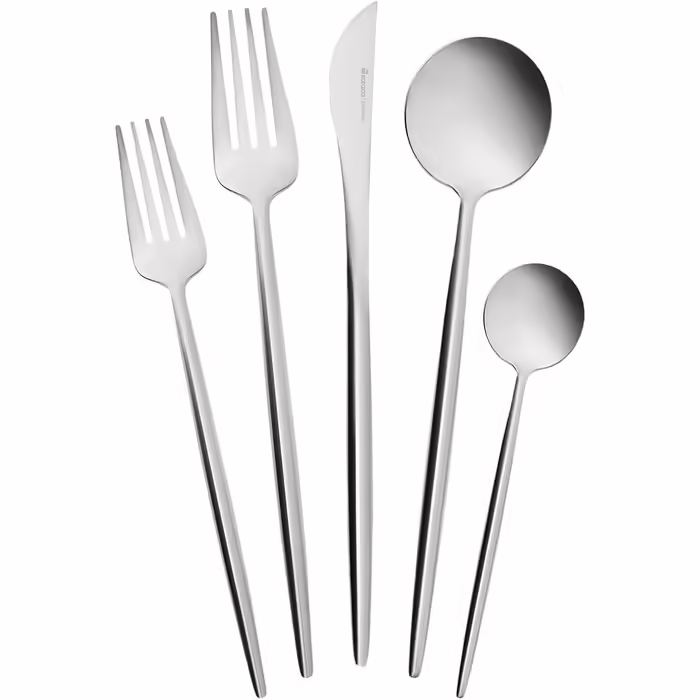 Karaca Jupiter 60-Piece Cutlery Set for 12 People, 18/10 Stainless Steel Cutlery Set, Dishwasher Safe, Perfect for Daily Use, Premium Quality