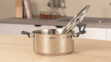 Каструля Tefal Daily Cook G7124614, нержавіюча сталь, 5 л, для індукційних плит