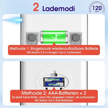 Кухонні ваги цифрові 15 кг, перезаряджувані, з LCD-дисплеєм та функцією тарування, водонепроникні, преміум-якість, чорний/білий