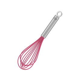 Венчик кухонний RÖSLE Silikon, нержавіюча сталь 18/10, силікон, термостійкий до 220°C, 27 см