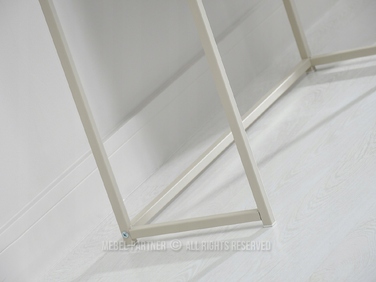 Консольний столик Mebel-Partner, ясен, кремовий/бежевий, матовий, 80 x 76,5 x 28 см