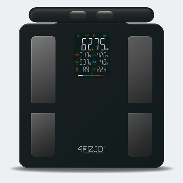 Електронні скляні ваги 4FIZJO з аналізом складу тіла, до 180 кг