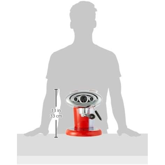 illy Coffee, Espresso Machine for Iperespresso Capsules X7.1 Red