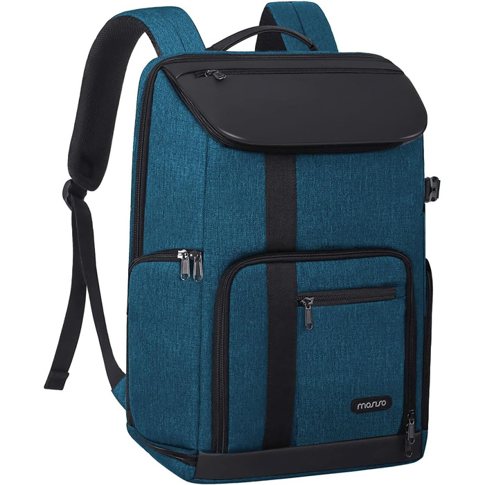 MOSISO Рюкзак для камери 17.3 дюйма, DSLR/SLR/беззеркальна камера, великий для чоловіків/жінок, з відділенням для ноутбука, тримачем для штатива та дощовиком, сумісний з Canon/Nikon/Fuji, блакитний