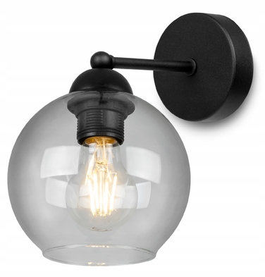 Настінний світильник Kinkiet Light Home, чорний з жовтим, E27 60 Вт