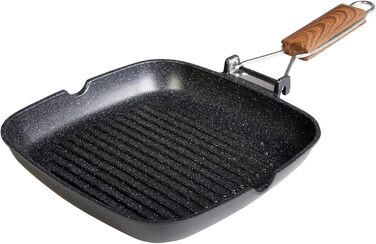 Сковорода-гриль Wecook! Ecochef 24x24 см, алюмінієва з антипригарним покриттям