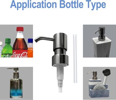 Дозатор для мила Suanti, 425 мл, з помпою з нержавіючої сталі, наповнюваний, квадратний, декоративний, для мила для рук, миття посуду та лосьйону, стиль мармур (срібна помпа - 2 шт.)