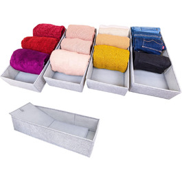 PAX100 File Folding Box for IKEA Pax Wardrobe; THE ORIGINAL; perfectly fitting; Stable base; Drawer organization system, set of 4