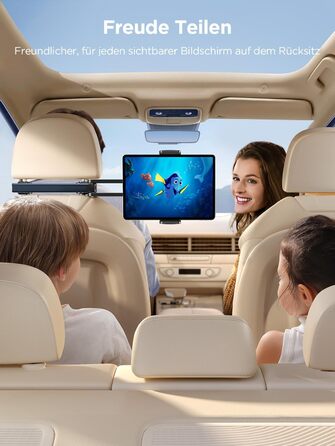 Тримач для планшета Joyroom у автомобіль для підголівника, сумісний з iPad/Galaxy Tab/Fire/Switch (4.7–12.9 дюймів)